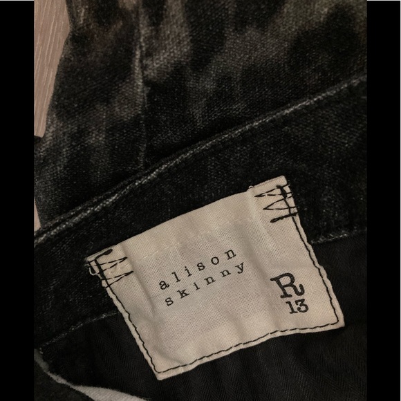 R13 Alison skinny leopard jeans. SIZE 26. BNWT - Picture 10 of 12